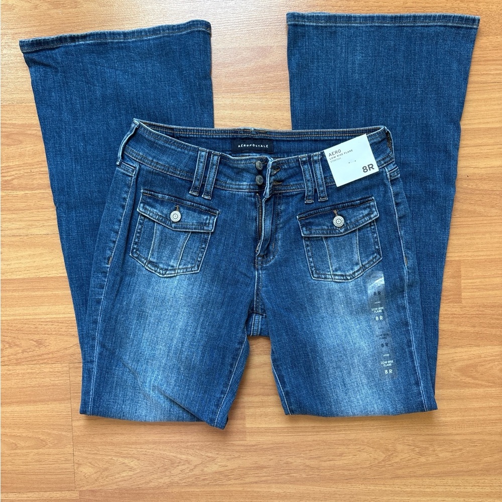 Aeropostale Low Rise Flare Jeans